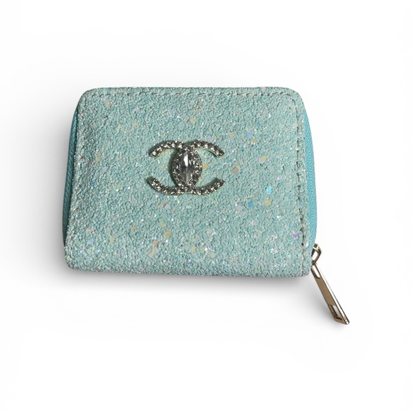 Handmade Handbags - Luxury Sparkling Green Women's Wallet